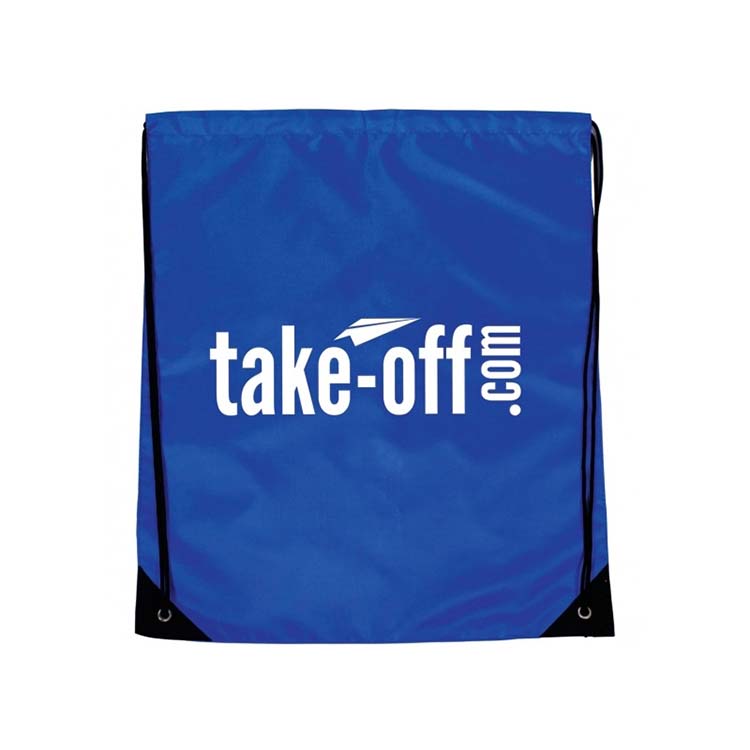 Wholesale 210D Polyester drawstring sports backpack bag