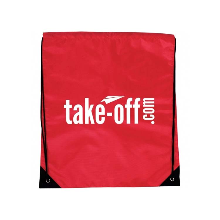 Wholesale 210D Polyester drawstring sports backpack bag