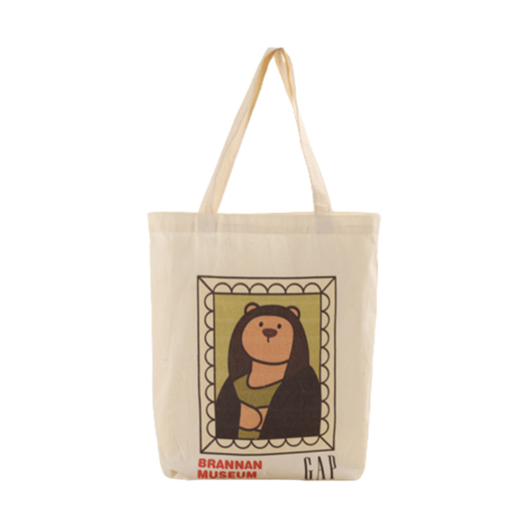 Eco friendly recycled reusable cotton canvas tote bags
