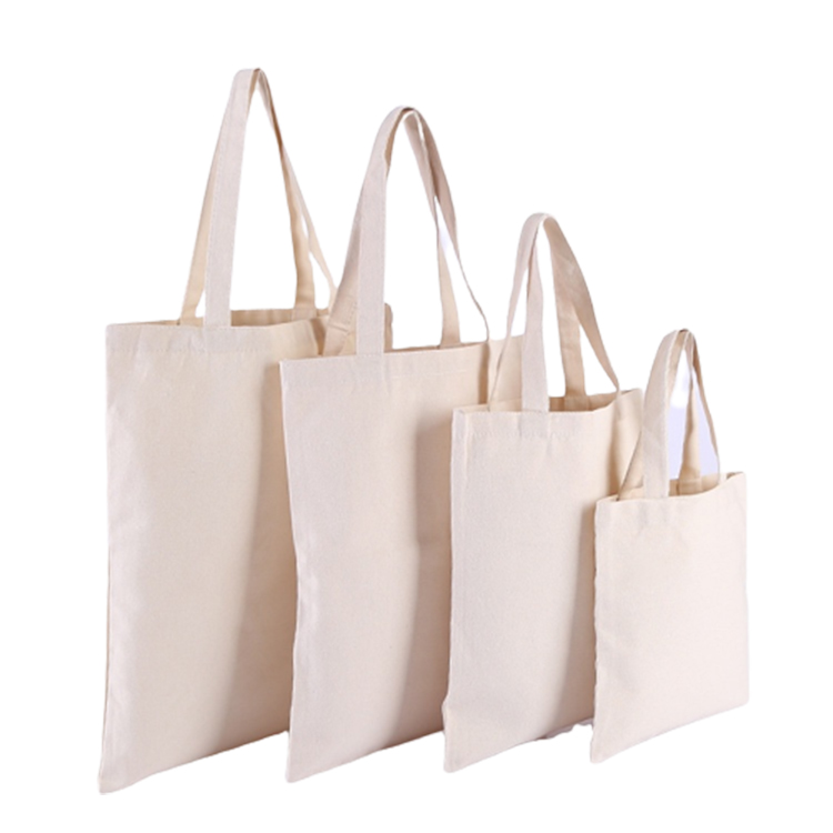 Eco friendly recycled reusable cotton canvas tote bags