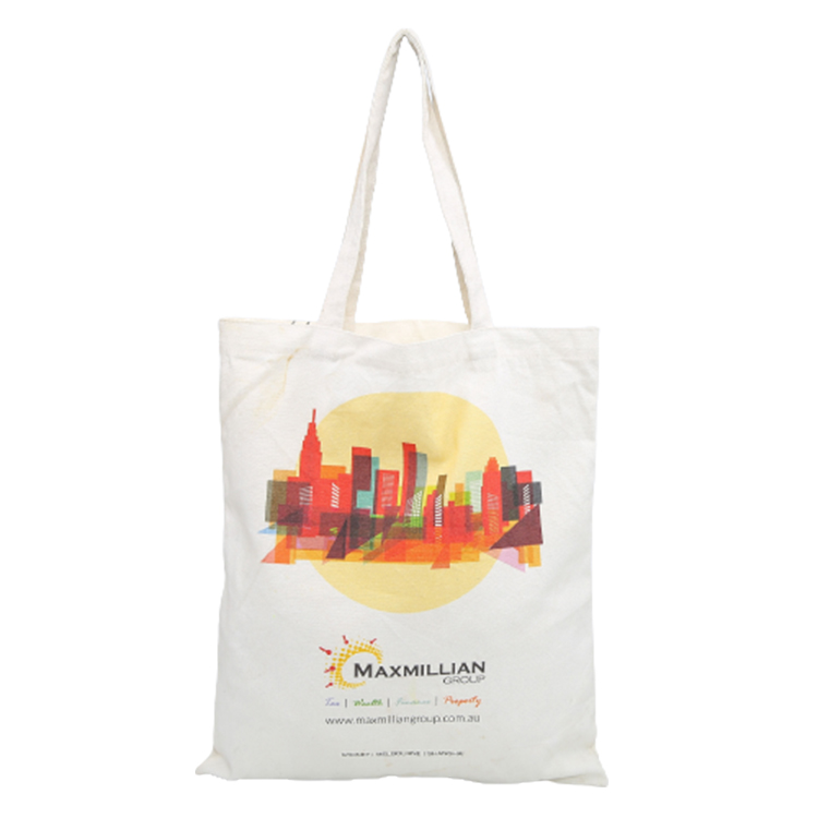 Hot sale eco friendly cotton shopping canvas tote bag with custom printed logo