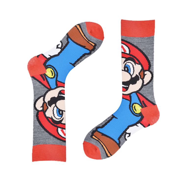 OEM crew men customize knitted embroidered design made cotton sports athletic socks