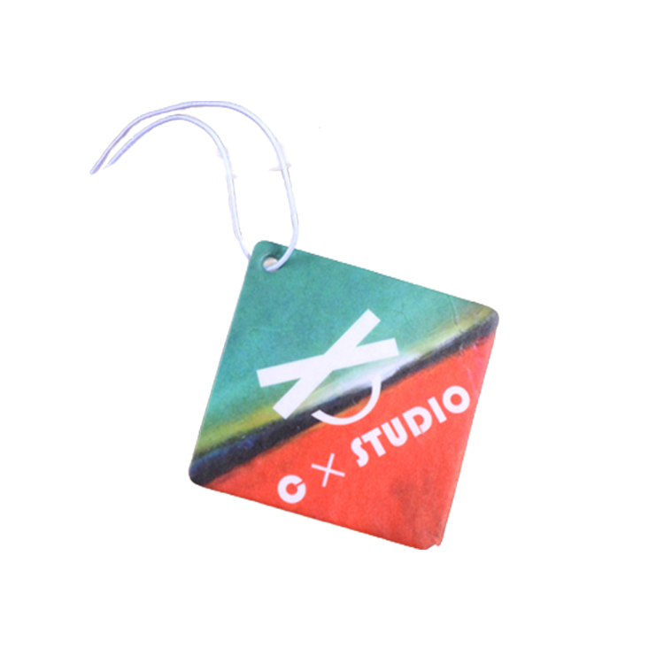 Hanging custom air paper freshener car