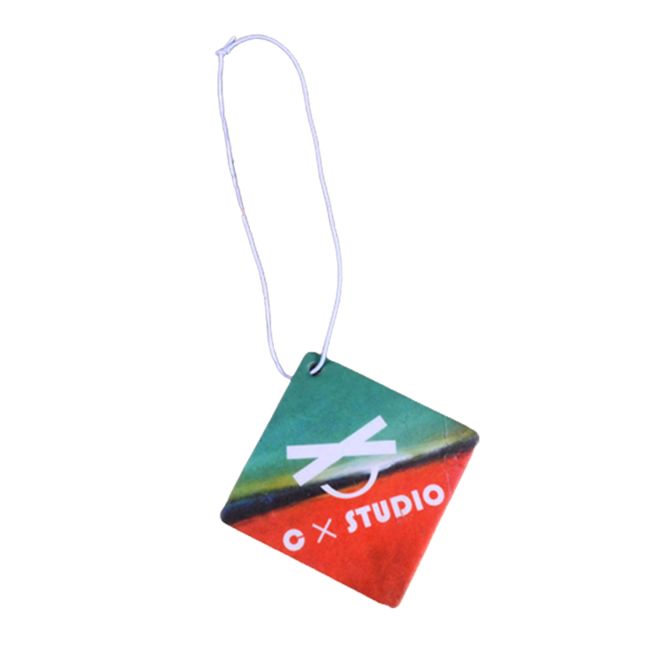 Hanging custom air paper freshener car