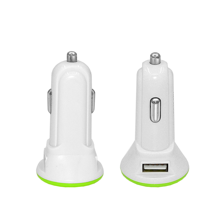 Custom logo car charger LED light factory OEM car charger adapter fast charging