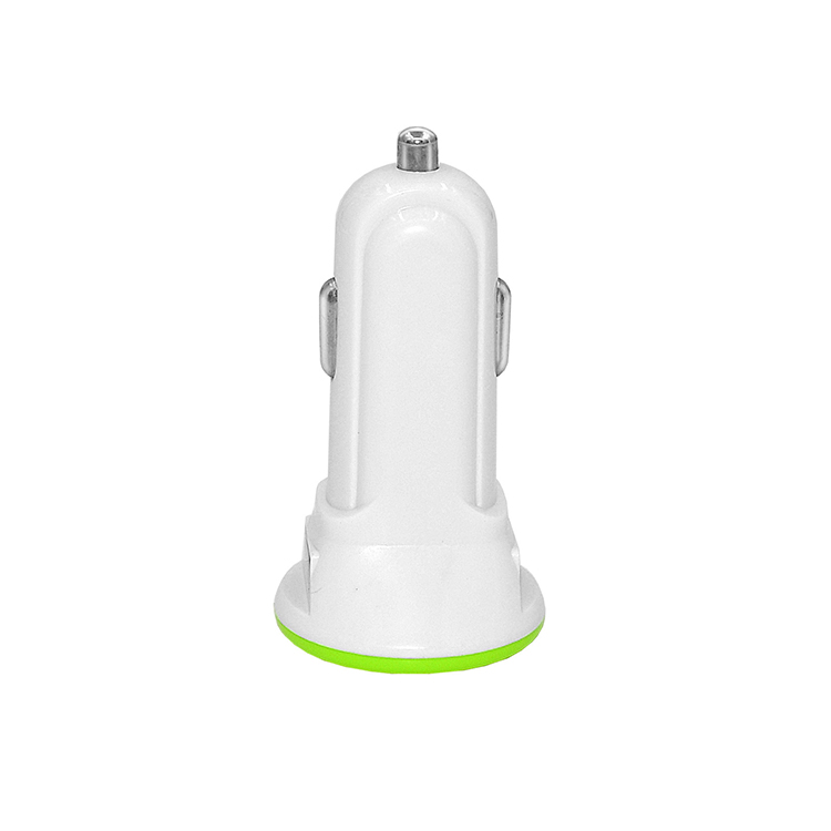 Custom logo car charger LED light factory OEM car charger adapter fast charging