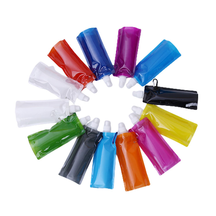 Custom logo 480Ml sublimation outdoor foldable collapsible gym sports water bottle