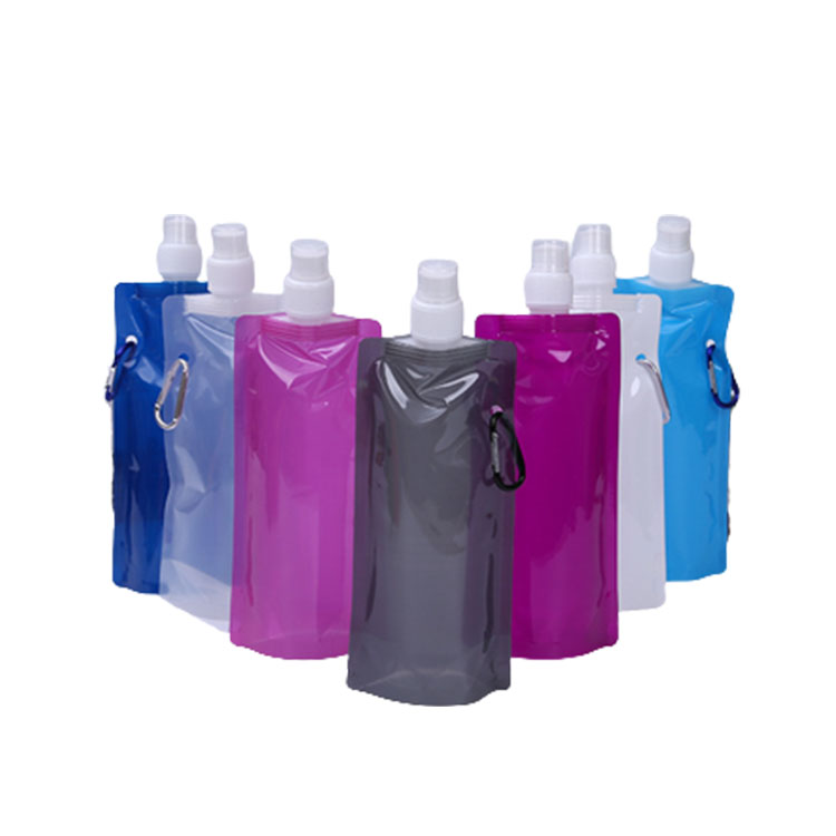 Custom logo 480Ml sublimation outdoor foldable collapsible gym sports water bottle