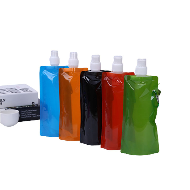 Custom logo 480Ml sublimation outdoor foldable collapsible gym sports water bottle