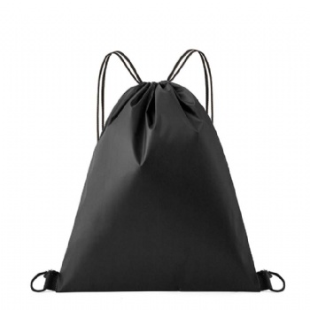 Promotional sports drawstring bag nylon gym waterproof polyester drawstring bag