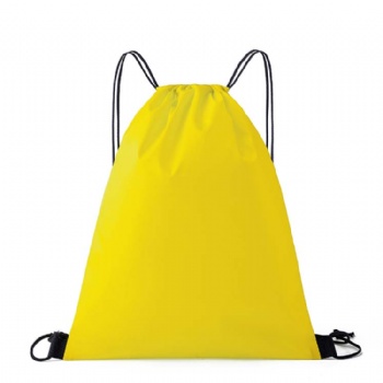 Promotional sports drawstring bag nylon gym waterproof polyester drawstring bag