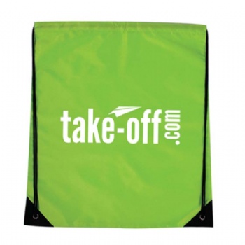 Wholesale 210D Polyester drawstring sports backpack bag