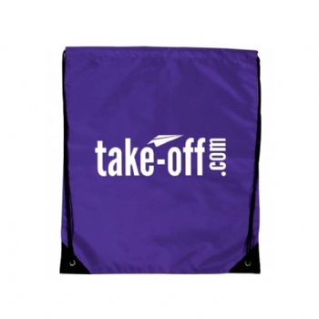 Wholesale 210D Polyester drawstring sports backpack bag