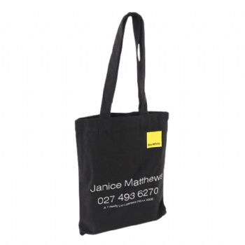 Personalized recyclable custom printed logo shopping tote cotton bag