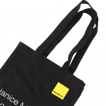 Personalized recyclable custom printed logo shopping tote cotton bag