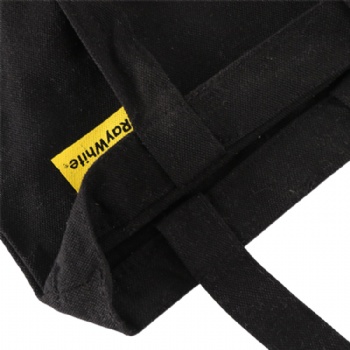 Personalized recyclable custom printed logo shopping tote cotton bag