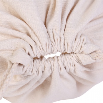 Wholesale white dust bags cotton canvas drawstring bag backpack with logo
