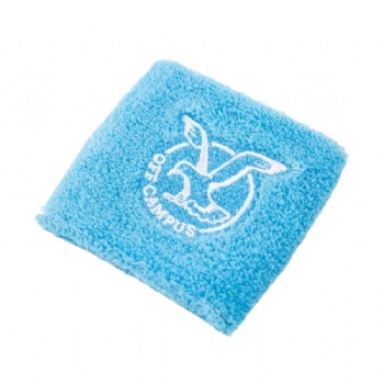 Custom logo embroidered terry cotton wristbands