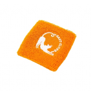 Custom logo embroidered terry cotton wristbands