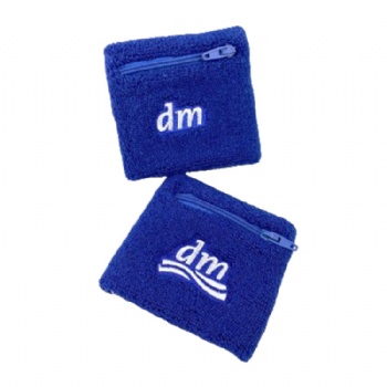 Factory wholesale custom color cotton sport wristband for sweat