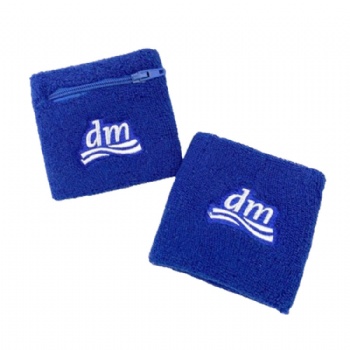 Factory wholesale custom color cotton sport wristband for sweat