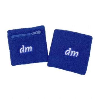 Factory wholesale custom color cotton sport wristband for sweat