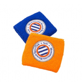 Custom logo sports absorbent cotton wristband
