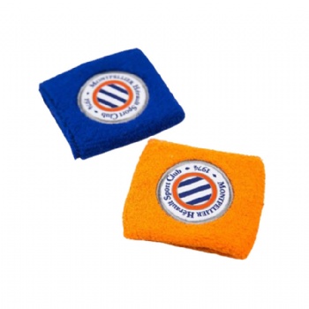 Custom logo sports absorbent cotton wristband