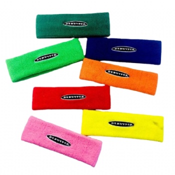Wholesale oem workout sports tennis custom logo embroidery terry cloth sweatband