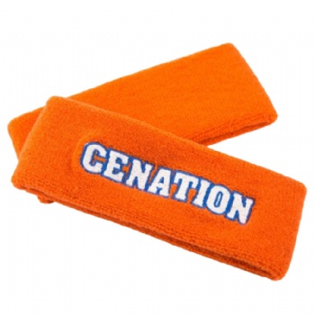 Wholesale oem workout sports tennis custom logo embroidery terry cloth sweatband