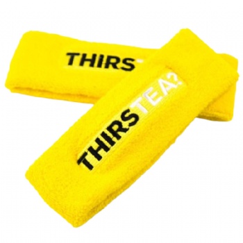 Wholesale oem workout sports tennis custom logo embroidery terry cloth sweatband