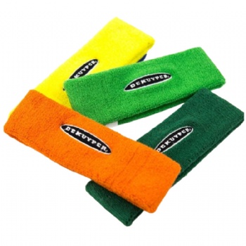 Wholesale oem workout sports tennis custom logo embroidery terry cloth sweatband