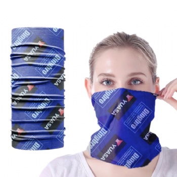Custom logo headband scarf seamless tubular bandana