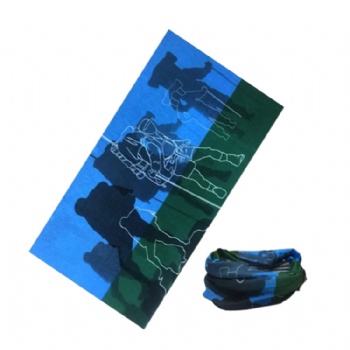 Custom printed logo snood seamless bandana multifunctional head scarf seamless neck gaiter