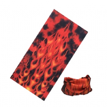 Custom printed logo snood seamless bandana multifunctional head scarf seamless neck gaiter