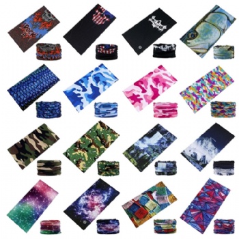 Custom cycling neck warmer face mask face shield polyester bandana