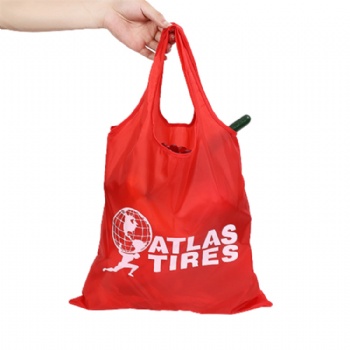 Reusable shopping bag strawberry foldable waterproof shopping bags