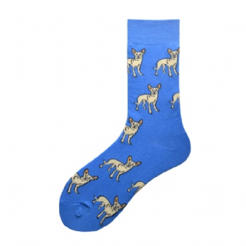 OEM design your own fancy novelty embroidery socks