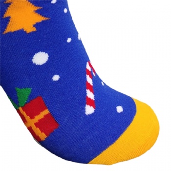 Unisex novelty quality custom logo colorful christmas socks