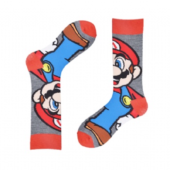 OEM crew men customize knitted embroidered design made cotton sports athletic socks