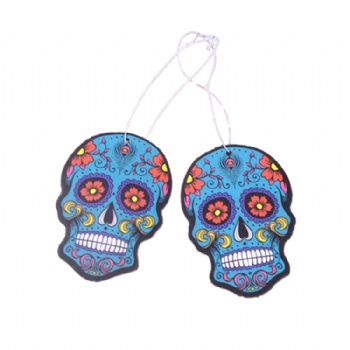 Customized promotional shaped hanging paper car air freshener