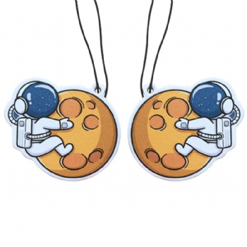 Long lasting hanging custom scented car air freshener card paper