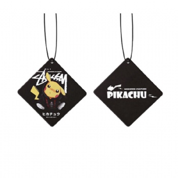 Long lasting hanging custom scented car air freshener card paper