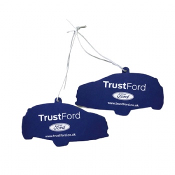 Long lasting hanging custom scented car air freshener card paper