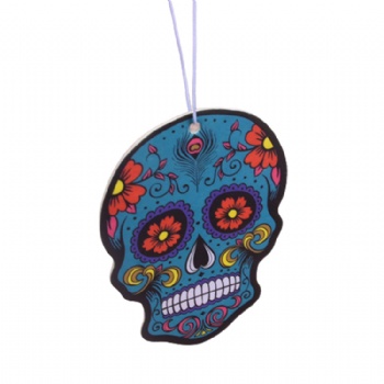 Customized promotional shaped hanging paper car air freshener