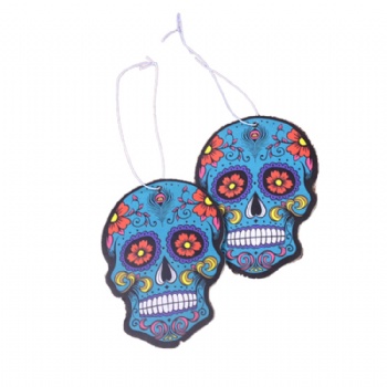 Customized promotional shaped hanging paper car air freshener