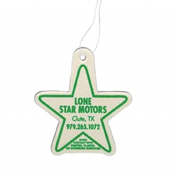 Customized shape design paper air freshener promotional car accessories hanging air freshener