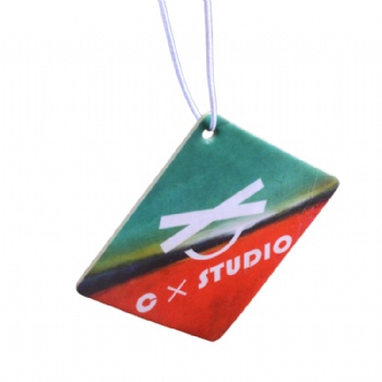 Hanging custom air paper freshener car