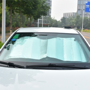 EPE foam Silver window car sunshades with customized logo