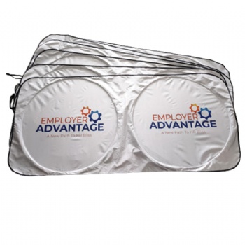 Protection heat insulation custom logo print car sun shade